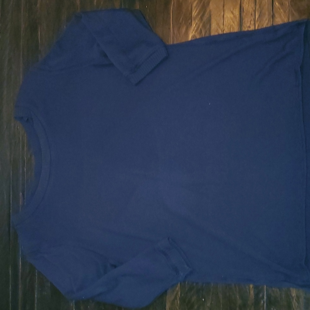 Navy blue Petite Small quarter sleeve sweater, brand: Sonoma